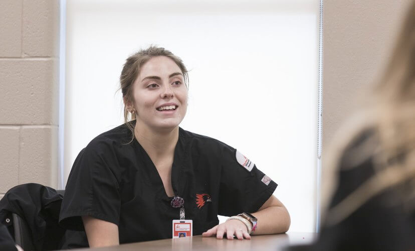 Southeast nursing student Teresa Stephens.